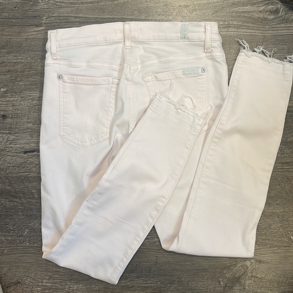 7 for all mankind pale pink jeans - Picture 5 of 5